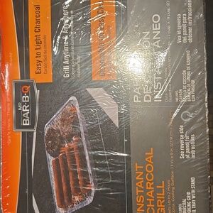 Instant Charcoal Grill - Silver